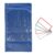 6 Pockets Storage Pocket Chart for Classroom, Polyester Wall File Organizer with 4 Hanging Rings, Transparent Display Pockets for Homework, Assignments and Teaching