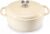 6QT Enameled Cast Iron Dutch Oven Pot, 2QT Pink Heart-Shaped Dutch Oven with Lid, Durable Cast Iron Pot with Dual Handles, Oven Safe to 500°F, Works on All Stovetops
