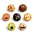6 Random Slow Rising Squishy Toy, Crumby Moods Mystery Box Food Squishies