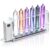 6 Rare Gas Glass Tubes, Rare Gas Glow Demonstration Set, with Excitation Base, He/ne/ar/kr/xe/n2, for Chemistry and Physics Education