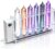 6 Rare Gas Glass Tubes, Rare Gas Glow Demonstration Set, with Excitation Base, He/ne/ar/kr/xe/n2, for Chemistry and Physics Education
