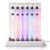 6 Rare Gas Glass Tubes, Spectrum Tube Set with He/ne/ar/h2/n2/hg and Excitation Base, Noble Gas Glow Discharge Kit, for Spectral Analysis, Physics Teaching, Science Spectral Tube