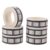 6 Rolls Filmstrip Border Decorative Washi Tape for DIY Journals, 6