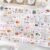6 Rolls Home Daily Life Die-cut Washi Tape Stickers Decorative Washi Tape