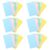 6 Sets A6 6 Hole Binder Index Dividers with Tabs Cardboard