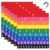 6 Sets Magnetic Fraction Tiles for Classroom EVA Foam Manipulatives CCSS, STEM, ASTM Rainbow Fraction Tiles Math Learning Manipulatives Set Fraction Bars for Preschool Elementary School