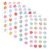 6 Sheets Gems Stickers, Stick On Jewels Gems for Crafts, Self Adhesive Face Gem Rhinestones Jewel – Sparkling Gem Diamond Decals for DIY Projects, Party Decor, Kids Classroom Rewards