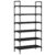 6 Tier Shoe Rack, Narrow Shoe Organizer Shelf with Hooks for Entryway