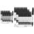 7-ackz Fine Point Permanent Markers Bulk Black Combo set