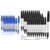 7-ackz Fine Point Permanent Markers Bulk Blue and Black