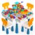 7-in-1 Toddler Activity Table & 4 Chairs STEM Building Set Kids Ages 3–7