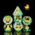 7-Piece Polyhedral Dice Set, Animal Theme Role Playing Game Dice, Glow in the Dark