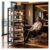7-Tier HiFi Rack,Mobile Av Media Stand,Component Storage Tower