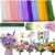 700 PCS Pipe Cleaners Craft Set,10 Colors Chenille Stems Flower Making Kit