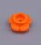 700 Piece Round 1×1 with Flower Edge (5 Petals), Orange, Compatible with Lego Parts 24866
