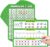 MucaDopia 12 Pack 1-120 Number Chart Dry Erase Flash Card,12″ x 9″ Number Line Ten Frame Math Manipulatives for Student Teacher Kindergarten 1ST 2ND Classroom Homeschool Supplies Small White Board