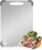 Stainless Steel Cutting Boards for Kitchen, Dishwasher Safe Steel Chopping Board, Double Sided Non Plastic Metal Cutting Board, 13.4″ × 9.1″