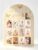 My First Year Photo Frame, Wooden Milestone Keepsake with Pre-marked 12 Monthly Infant Development Picture Slots, Wall Mountable Photo Board for Baby 1st Birthday Celebration, Lovely Shower Gift