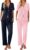 EKOUAER 2 Pack Pajamas