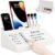 Desk Organizer with Small Dry Erase Whiteboard for Office School, Blue | Small Dry Erase Board with Drawer & Phone Tray, Marker Holder, Desk Accessories Memo Notepad To Do List for Home Office