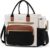 LOVEVOOK Insulated Lunch Bag Women,Wide Opening Adult Lunch Box Women with Cup Holder,Large Leakproof Cooler Bag for Work Picnic Beach Family College Mom,Lunch Teacher Tote Bag for Gift
