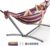 EVERYFUN Double Hammock with Heavy-Duty Steel Stand