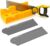 Konvixon 4PCS Miter Box and Saw Set, 3.95 × 12-Inch Extra-Wide Mitre Box with 3 Mitre Saws for Heavy-Duty Tasks, Miter Box with Saw Included for Preci