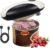 Rechargeable Electric Can Opener, Portable Gadgets Side Automatic Opener Can Food Safety,Smooth Edged for Seniors with Arthritis for All CanSizes (Black &White)