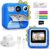 KOKODI Kids Camera Instant Print, Toddler Cameras Christmas Birthday Gifts for Boys Age 3-12, Digital Video Instant Printer Camera for Kids, Toys for Ages 5-7 Boys (Blue)
