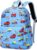 AUIVTY Cars Toddler Backpack for Boys Preschool Kindergarten, Construction