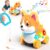 SHXYKZ Baby Toys for 6-12-18 Month, 3-in-1 Musical Puppy Toy, Crawling & Walking Toys for 1 Year Old Boy Girl Gifts, Birthday Gift, Bilingual Learning Educational Puppy for 7 8 9 10 Months