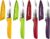 Gourmetop Paring Knife Set of 4, 3.8” with Cover, Colorful, Dishwasher Safe