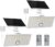 ESLIGHTION 2 Pack Solar Motion Sensor Security Lights
