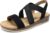 DREAM PAIRS Womens Ankle Strap Low Wedge Sandals