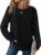 WIHOLL Womens Waffle Tops