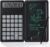 12-Digit Portable Calculator with Notepad Stylus, 6.5″ LCD Writing Tablet | Foldable Desktop Calculator with Stylus, Portable Professional Financial Notepad for School, Office & Business(Black)