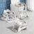 Potty Chair, potty training toilet seat with step stool ladder for Kids and Toddler Boys Girls – Kids Potty Training Soft Padded Seat (Grey+White)