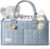 Baby Diaper Caddy Organizer, Portable Nursery Storage Basket with Handle | Nursery Storage Basket, Baby Shower Essentials, Registry Must Have Bag, Caddie Car Organizer for Newborn Boy or Girl