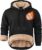 ZITY Men’s Sherpa Lined Hoodie Sweatshirts Heavy Pullover Kangaroo Pocket Winter Windproof Warm Fleece Hoodie Athletic Black M