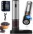 Electric Salt and Pepper Grinder Set USB Rechargeable Pepper Mill
