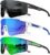 QALLY Polarized Sports Sunglasses