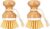 SETSAIL Bamboo Dish Scrub Brush 2 Pack
