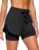 SOOTHFEEL Womens 2 In 1 Running Shorts