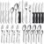 Pleafind 24-Piece Silverware Set