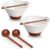 MALACASA 42 Oz Ceramic Ramen Bowl Set