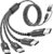 MPATIBY USB C Splitter Multi Charging Cable,USB A/C to USB C Charging Cord