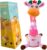 Emoin Talking Giraffe Baby Toy, Dancing Giraffe Plush Toy Musical Giraffe Mimicking Toy,Talking Repeat Singing 10 Pcs Songs Repeating What You Say Sing+Dancing+Recording+LED (Adjustable Volume)