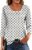 DIMUR Womens Asymmetrical Neck Summer Shirts