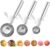 Cookie Scoops Set of 3 Ice Cream Scoop with Trigger 18/8 Stainless Steel, 3PCS Different Size Cupcake Scoop for Baking Mashed Potatoes Meatball Watermelon Muffin Batter Measuring (4oz + 2oz + 0.8oz)