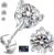 ADOYI Moissanite Diamond Stud Earrings